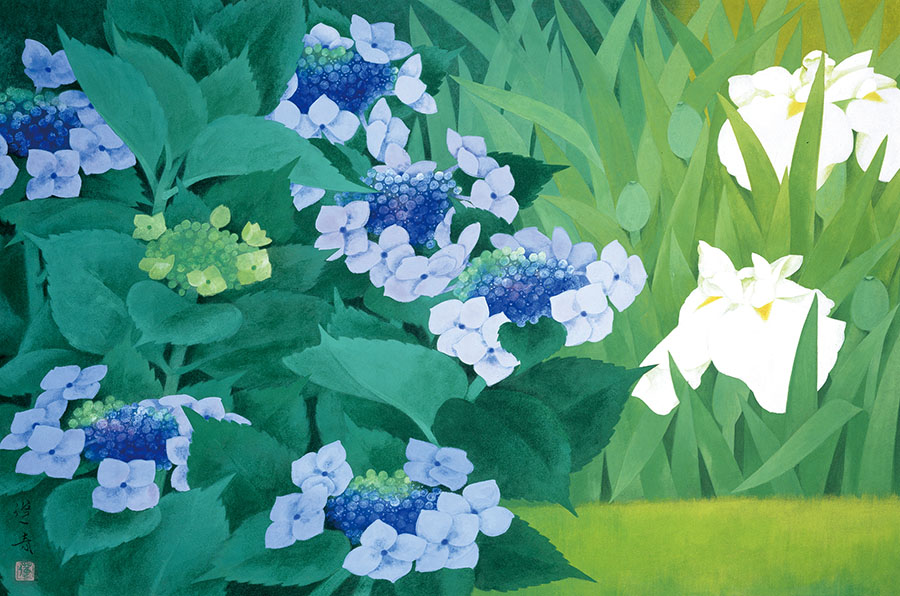 新春企画展　四季を彩る自然を描くー山口蓬春の植物図鑑― 山口蓬春記念館-11