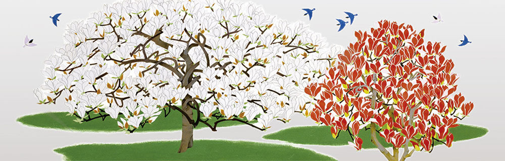 新春企画展　四季を彩る自然を描くー山口蓬春の植物図鑑― 山口蓬春記念館-3