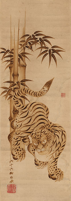 焼絵　茶色の珍事 中之島香雪美術館-2