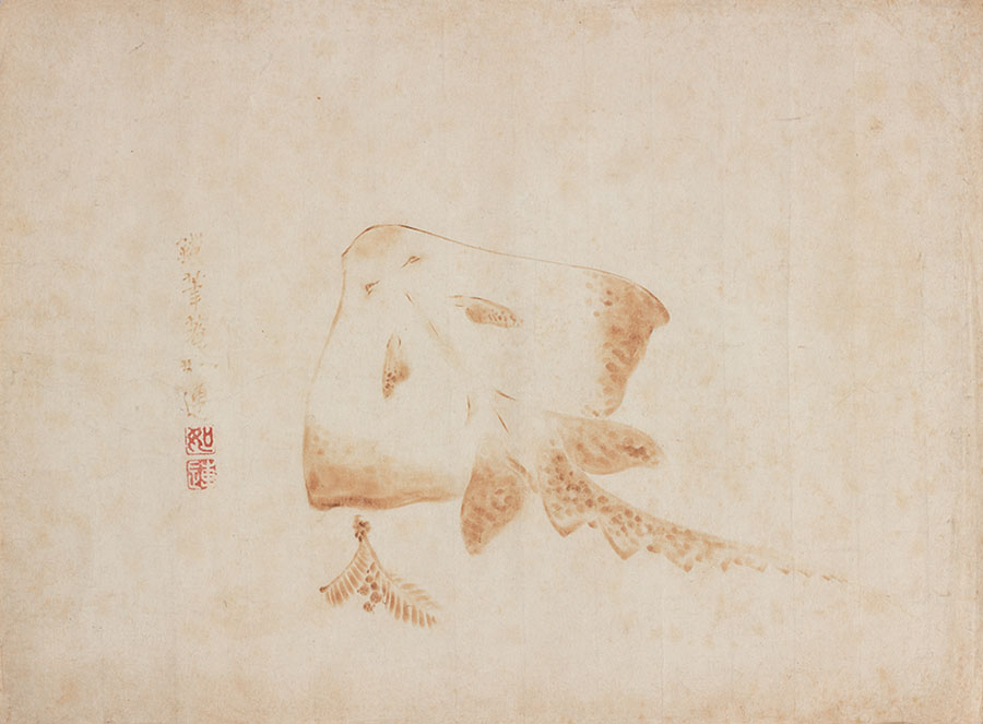 焼絵　茶色の珍事 中之島香雪美術館-4