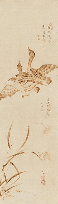 焼絵　茶色の珍事 中之島香雪美術館-7