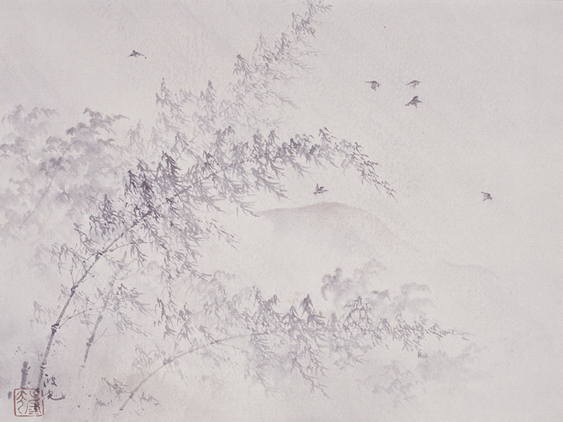 春季展「近代の山水画」―鉄斎､溪仙､波光､華岳を中心に― 「洋画・版画セレクション」 中野美術館-4