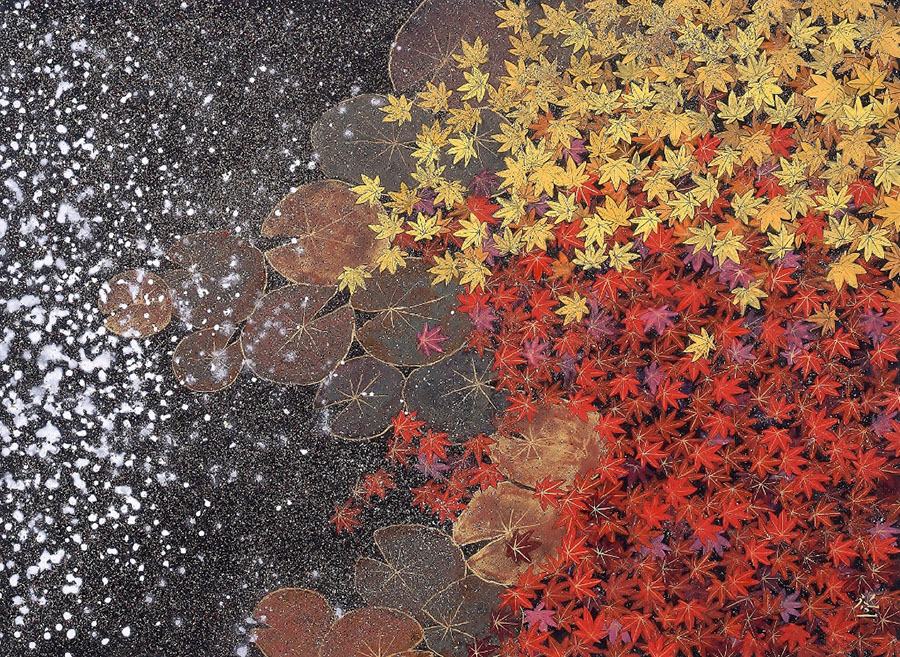 日本・フランス 美の交叉　平松礼二展～モネの池とノルマンディーの草宴～ 箱根・芦ノ湖成川美術館-3