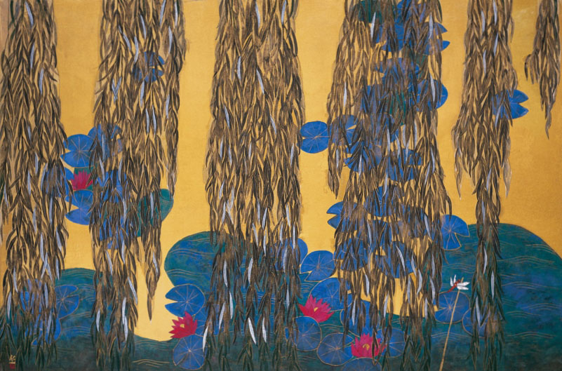 日本・フランス 美の交叉　平松礼二展～モネの池とノルマンディーの草宴～ 箱根・芦ノ湖成川美術館-4