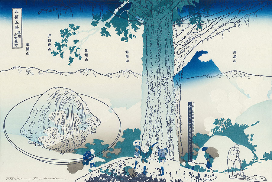 北斎 vs 福田美蘭　小布施へのメッセージ 北斎館-7