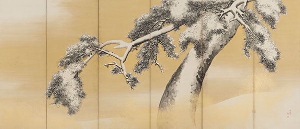 国宝 雪松図と四季 三井記念美術館-1