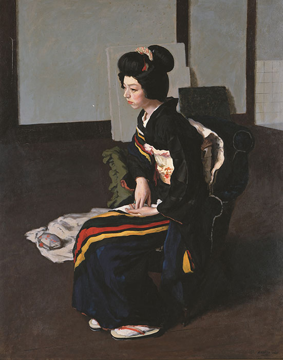 小磯良平展　―幻の名作《日本髪の娘》 福岡市美術館-1