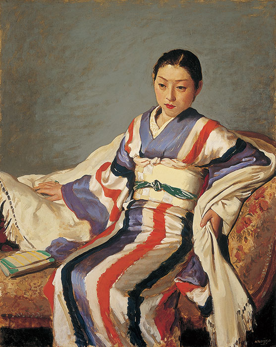 小磯良平展　―幻の名作《日本髪の娘》 福岡市美術館-8