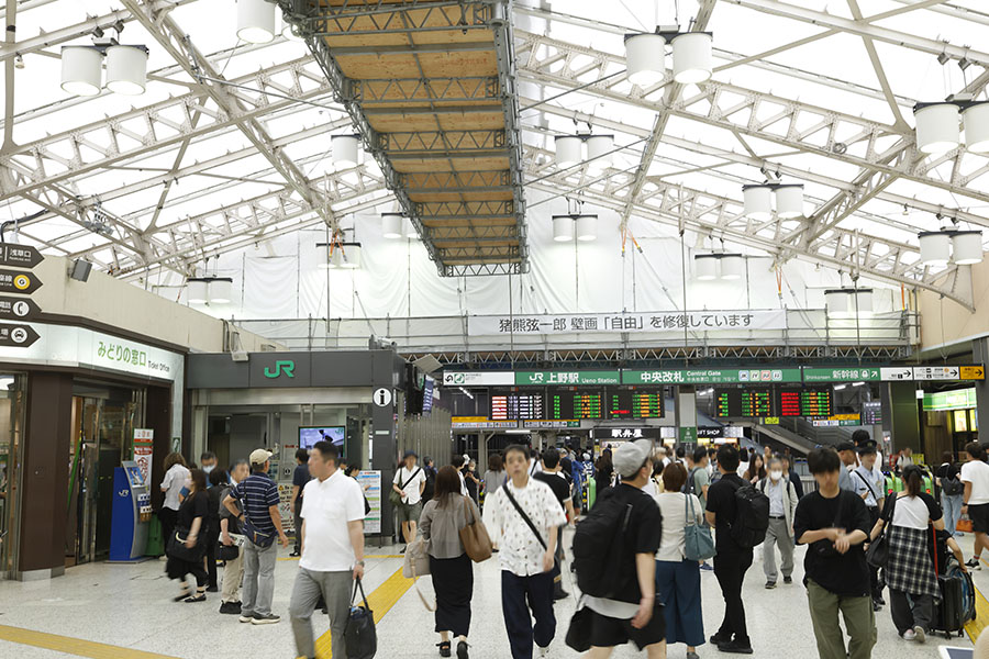 上野駅と猪熊弦一郎の《自由》 丸亀市猪熊弦一郎現代美術館-2
