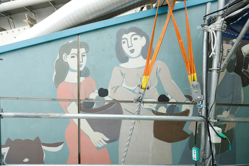 上野駅と猪熊弦一郎の《自由》 丸亀市猪熊弦一郎現代美術館-8