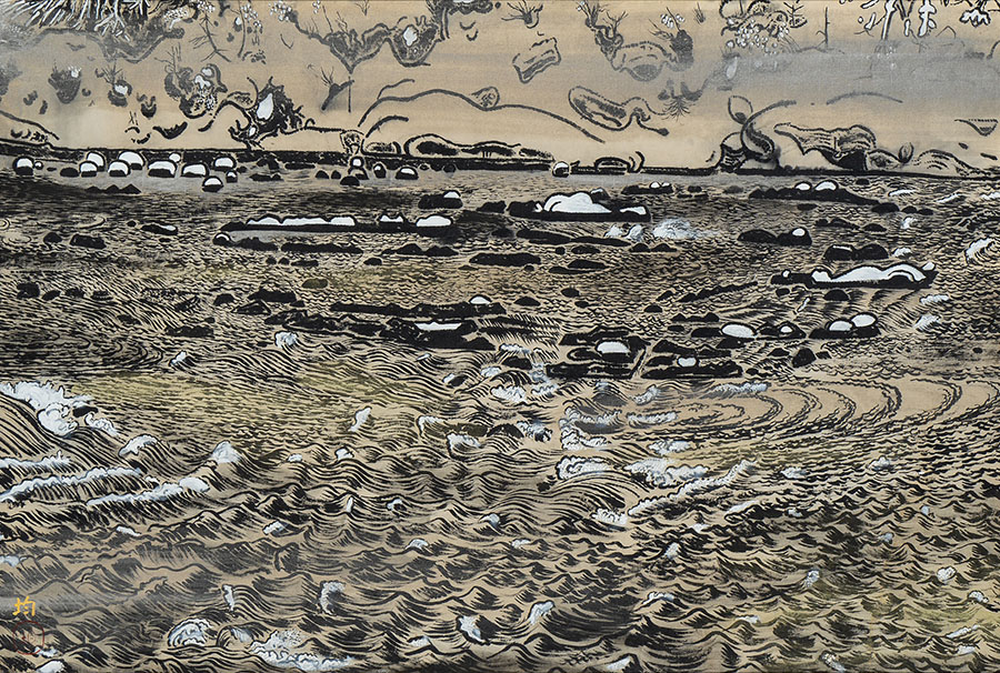 京都 大原に生きた画仙人 小松均展 ─自然をまなざす 山形美術館-10