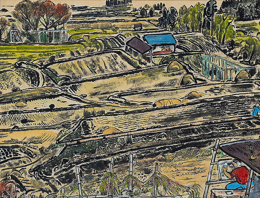 京都 大原に生きた画仙人 小松均展 ─自然をまなざす 山形美術館-4