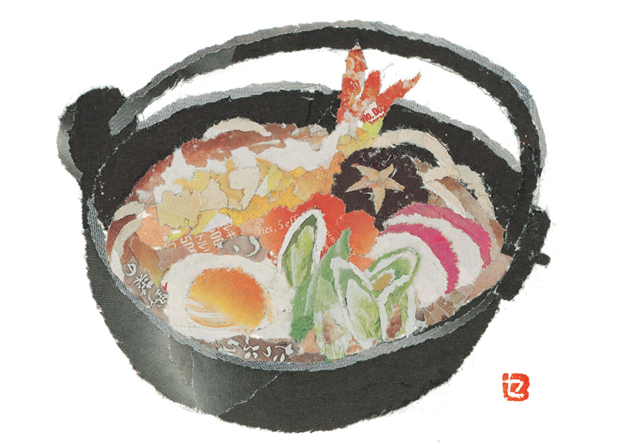 97歳セツの新聞ちぎり絵　原画展 笠間日動美術館-1