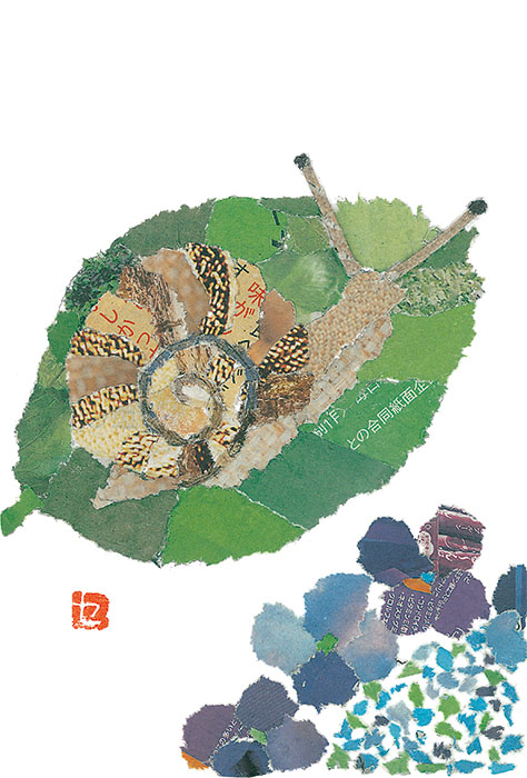 97歳セツの新聞ちぎり絵　原画展 笠間日動美術館-4