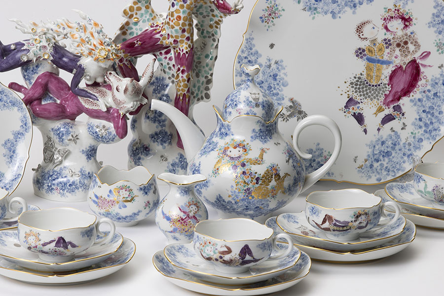 特別展「巨匠ハインツ・ヴェルナーの描いた物語 ―現代マイセンの磁器芸術―」 愛知県陶磁美術館-3