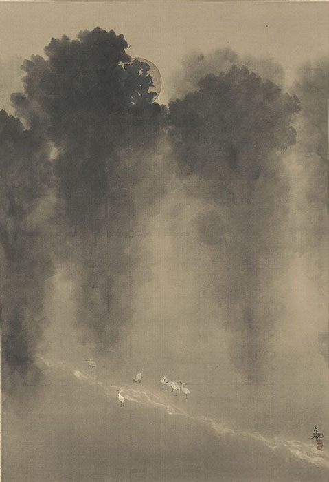 富山県水墨美術館コレクション 水墨画を楽しむ7つのとびら －富岡鉄斎、竹内栖鳳、横山大観から加山又造へ 茨城県近代美術館-5