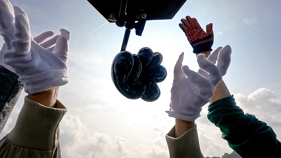 漆にみる宙 井川健・下条華子――2人の漆作家と宙漆プロジェクト 宇城市不知火美術館-8