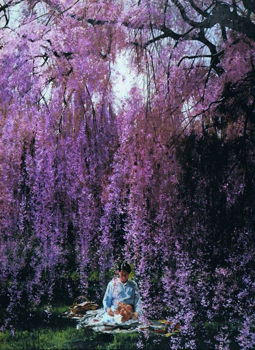 三栖右嗣 「あまねく降り注がれる陽光と慈しむ画家の眼差し」 ヤオコー川越美術館-2