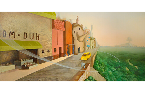 札幌美術展 旅は目的地につくまでがおもしろい。 札幌芸術の森美術館-1