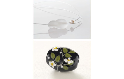 いまここに咲く現代とんぼ玉 ガラスの華とんぼ玉展2017 北澤美術館-2