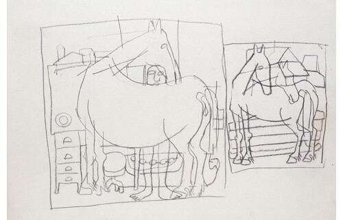 神田日勝のデッサン　Part1 神田日勝記念美術館-8