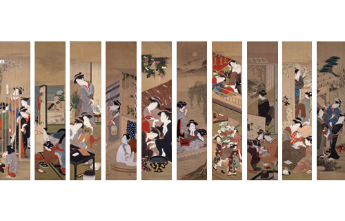 美人画の系譜 江戸から近代まで　春章・歌麿・松園・深水を中心に MOA美術館-1