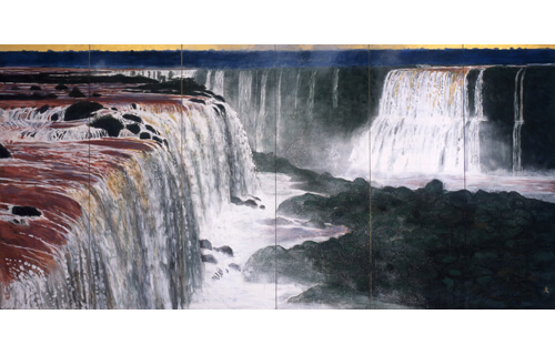 柳沢正人　落花流水 箱根・芦ノ湖成川美術館-1