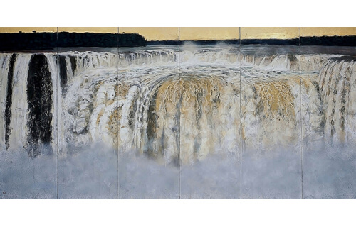 柳沢正人　落花流水 箱根・芦ノ湖成川美術館-2