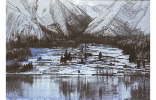 三栖右嗣　旅の記憶　国内での取材作品から　秋・冬展示 ヤオコー川越美術館-2