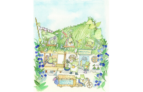 かげやままき　絵本原画展 今岡美術館-2