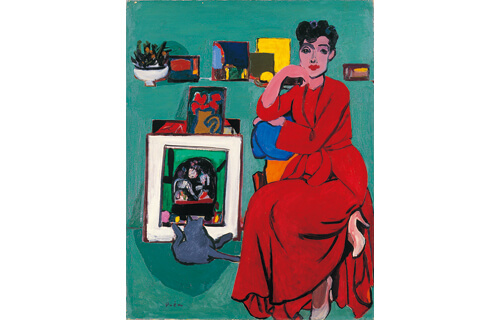 猪熊弦一郎展　猫たち Bunkamura ザ・ミュージアム-4