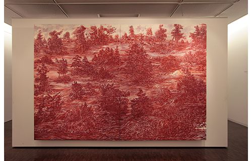 山部泰司展　～ここから始まる風景画～ 奈義町現代美術館-1