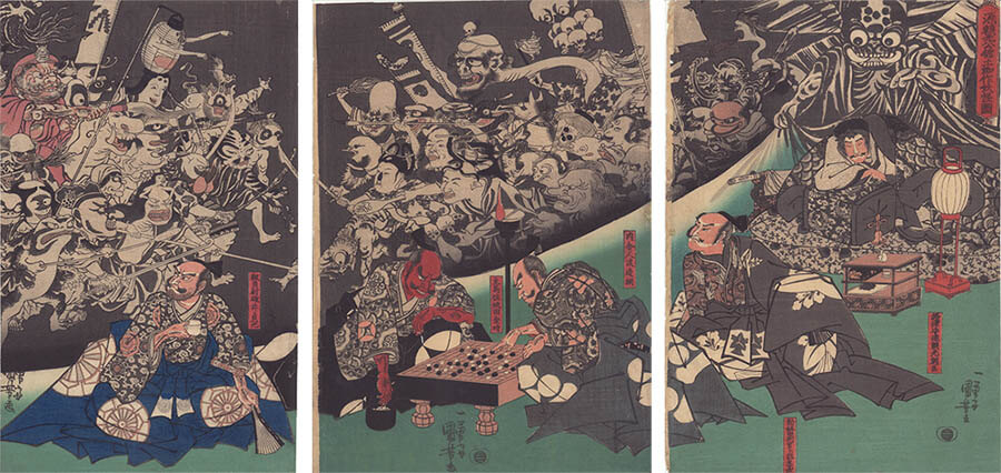 浮世絵と囲碁 静岡市東海道広重美術館-4