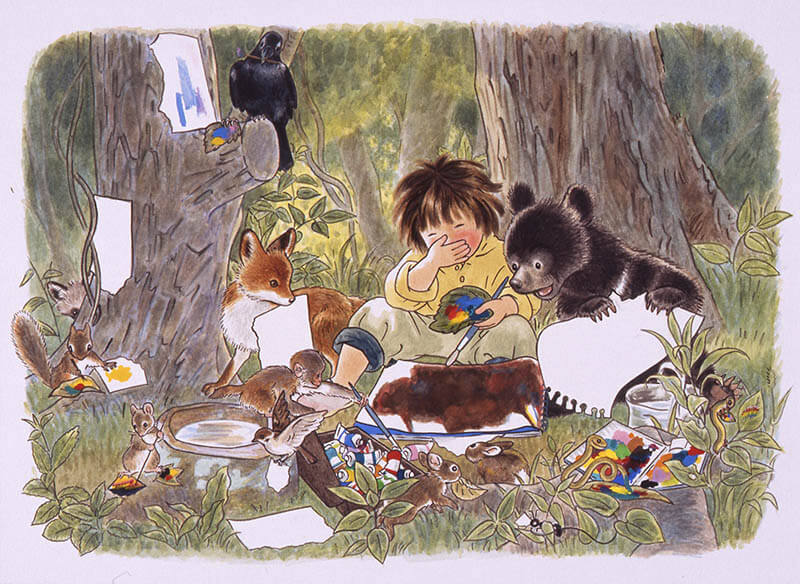 絵本のひきだし　林明子原画展 宮城県美術館-4