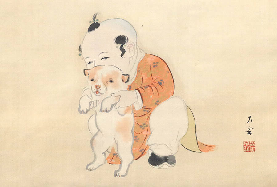 申酉騒ぎ、戌笑うー干支を愉しむ絵画展 今岡美術館-1