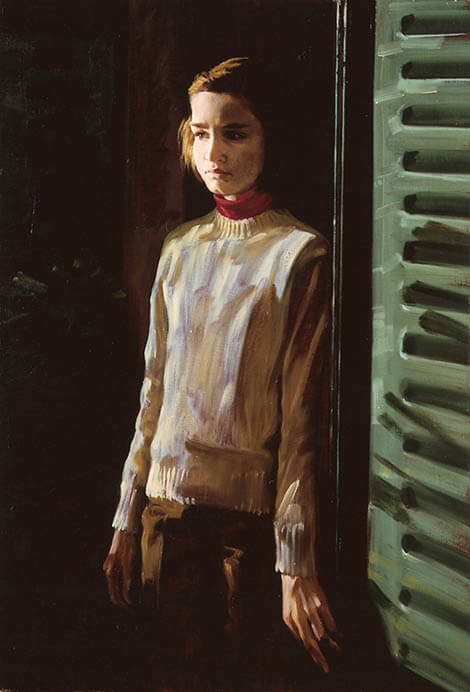 三栖右嗣　こころよせた女性像と花々 ヤオコー川越美術館-6