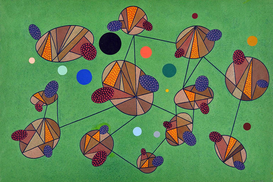 色彩の画家　オットー･ネーベル展　シャガール、カンディンスキー、クレーとともに 京都文化博物館-2