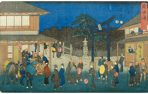 広重　二つの東海道五拾三次　保永堂版と丸清版 八王子市夢美術館-7