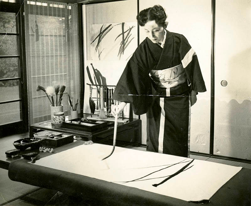 篠田桃紅　とどめ得ぬもの　墨のいろ 心のかたち 上田市立美術館-12