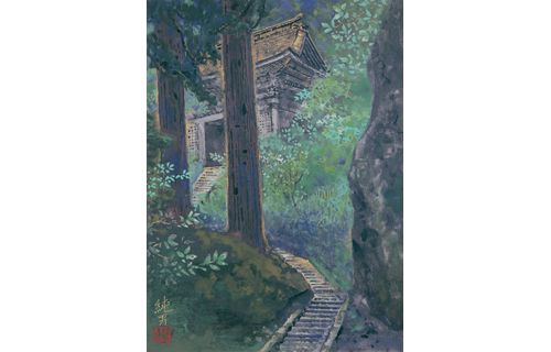 企画展「‐日本の美‐奥の細道切手原画展」 郵政博物館-4