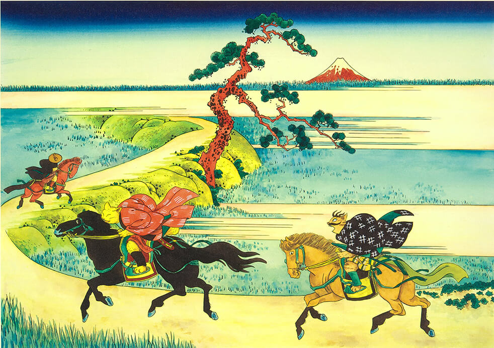 ますむらひろしの北斎展 Atagoal Hokusai すみだ北斎美術館 美術館 展覧会情報サイト アートアジェンダ