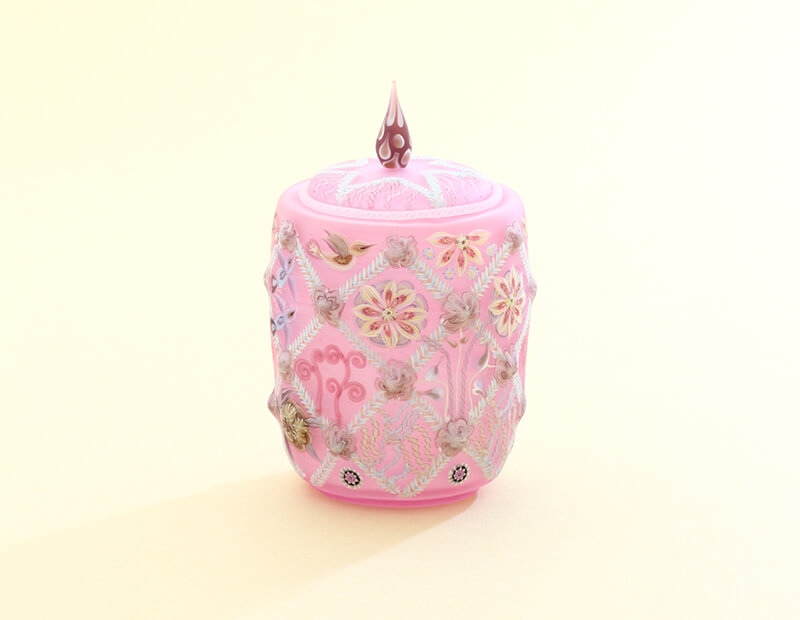 佐藤透  コアガラスの世界 ～響きあう色彩と文様　コアガラスの雅～ 北澤美術館-1