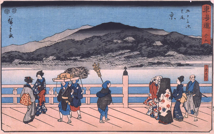 歌川広重　二つの東海道五拾三次　江戸っ子たちの旅ログ!? 北海道立函館美術館-10