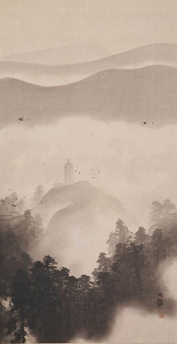 秋季展「山と樹を描く」 中野美術館-6