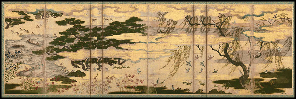 特別展「土佐派住吉派の絵画-やまと絵の荘重と軽妙-」 和泉市久保惣記念美術館-2