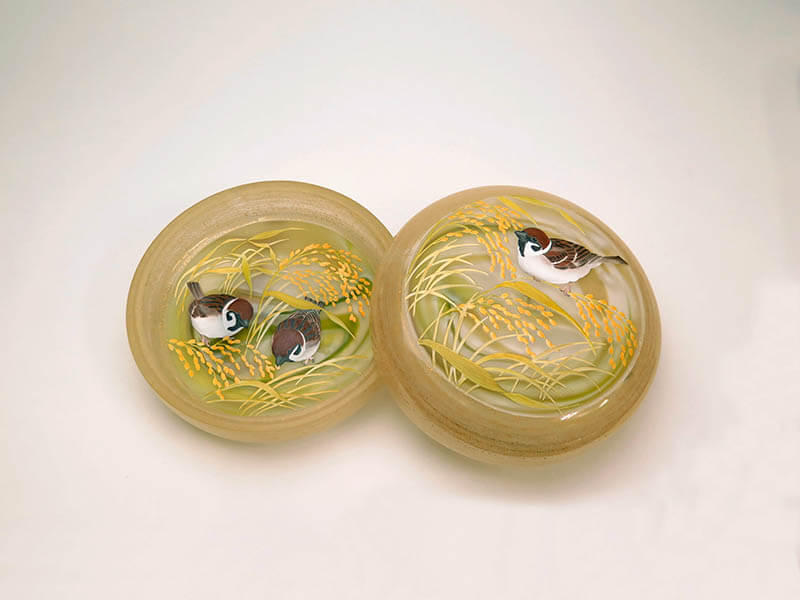 元木庸子ガラス展～サンドブラストとエナメル絵付の世界～　 北澤美術館-1