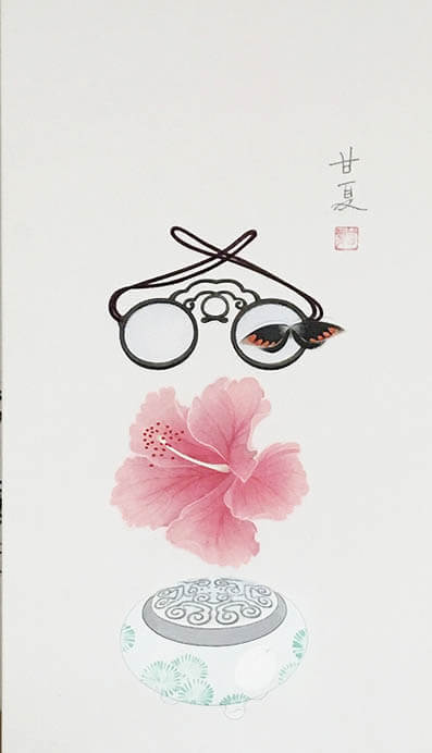 蒼野甘夏　日本画展 神田日勝記念美術館-5