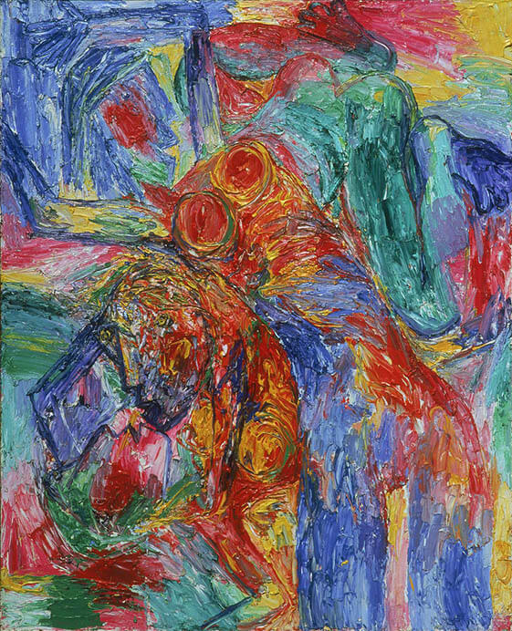 常設展「神田日勝が描いた牛、馬、人物」 神田日勝記念美術館-4