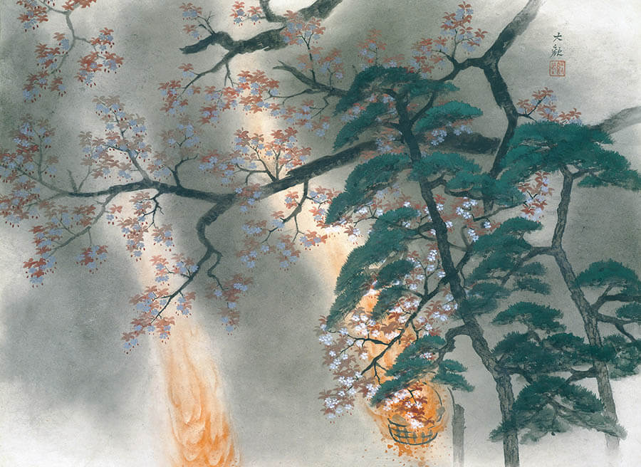 日本画家のつながり　横山大観をめぐる人物相関図  足立美術館-2