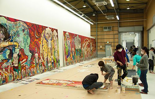 村上隆の五百羅漢図展 森美術館-3